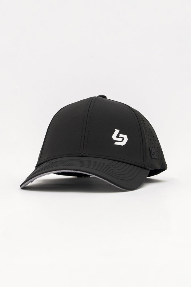 Locked Down Brands Premium Water Resistant CLASSIC Brand Snapback - Black