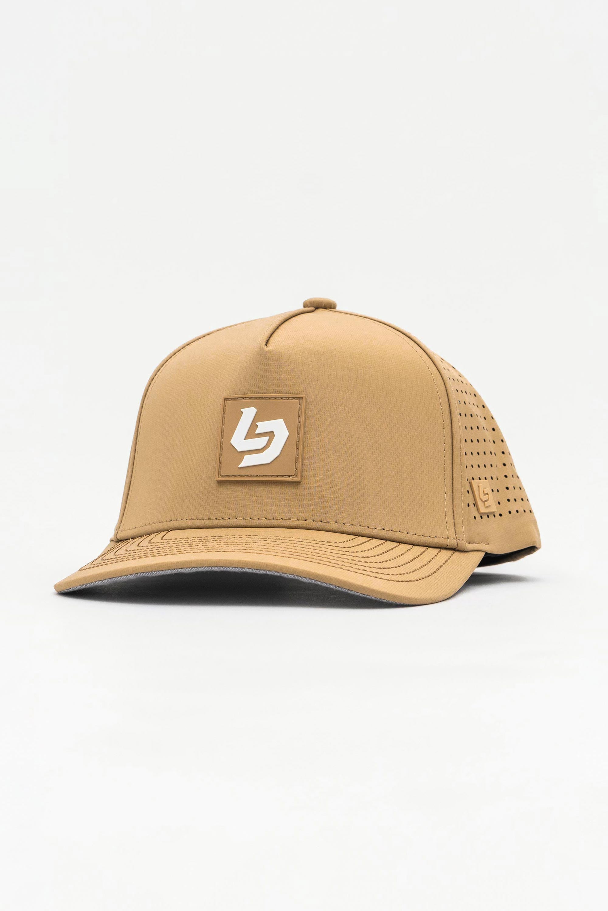 Locked Down Brands Premium Water Resistant ICON LD Snapback - Dune