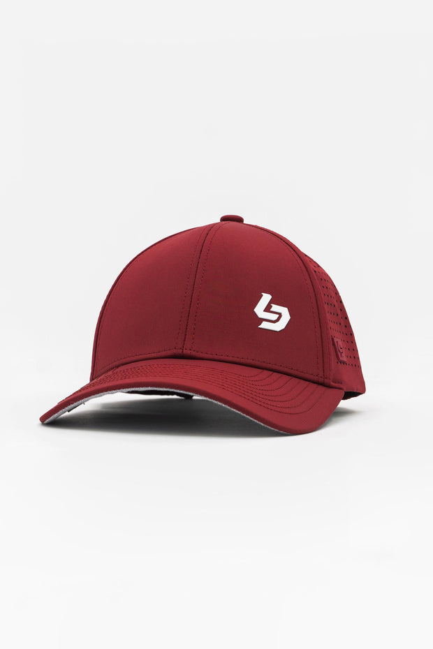 Locked Down Brands Premium Water Resistant CLASSIC Brand Snapback - Maroon