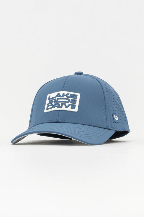 Locked Down Brands Premium Water Resistant CLASSIC Snapback in Collaboration with Lakeside Drive Podcast - Blue