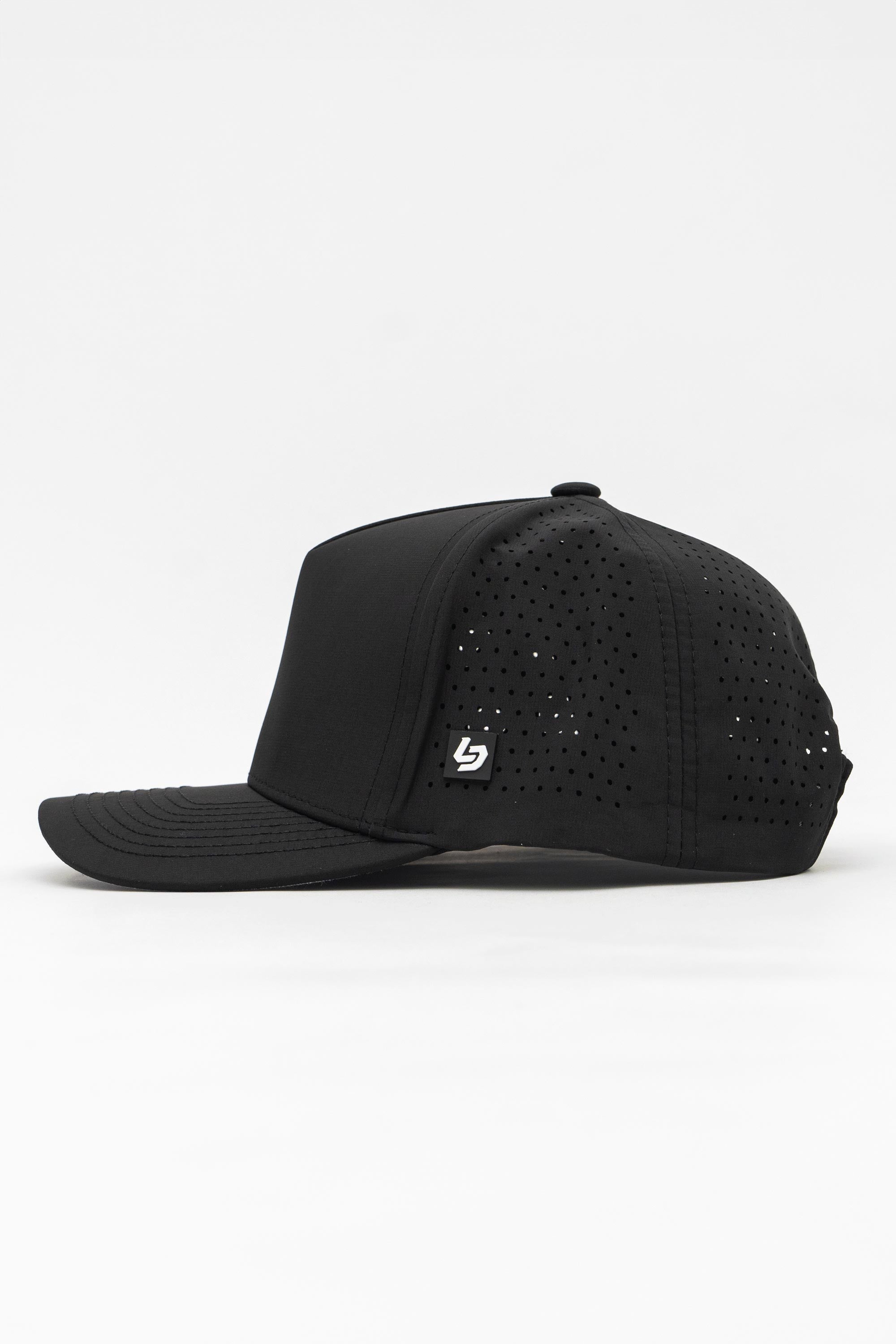 Locked Down Brands Premium Water Resistant ICON Blank Snapback - Black