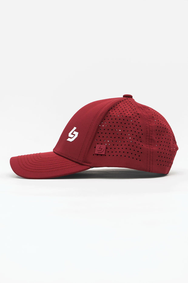 Locked Down Brands Premium Water Resistant CLASSIC Brand Snapback - Maroon