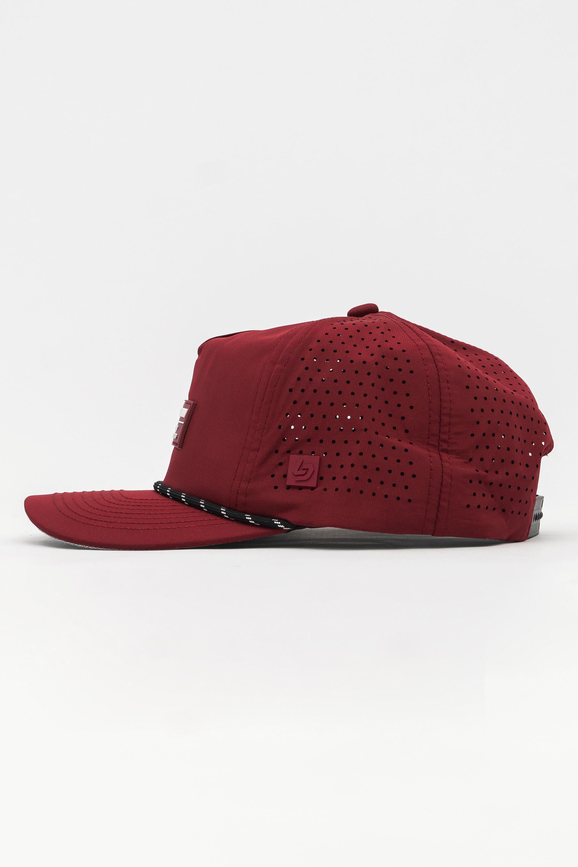 Locked Down Brands Premium Water Resistant TRAIL Block Snapback - Maroon