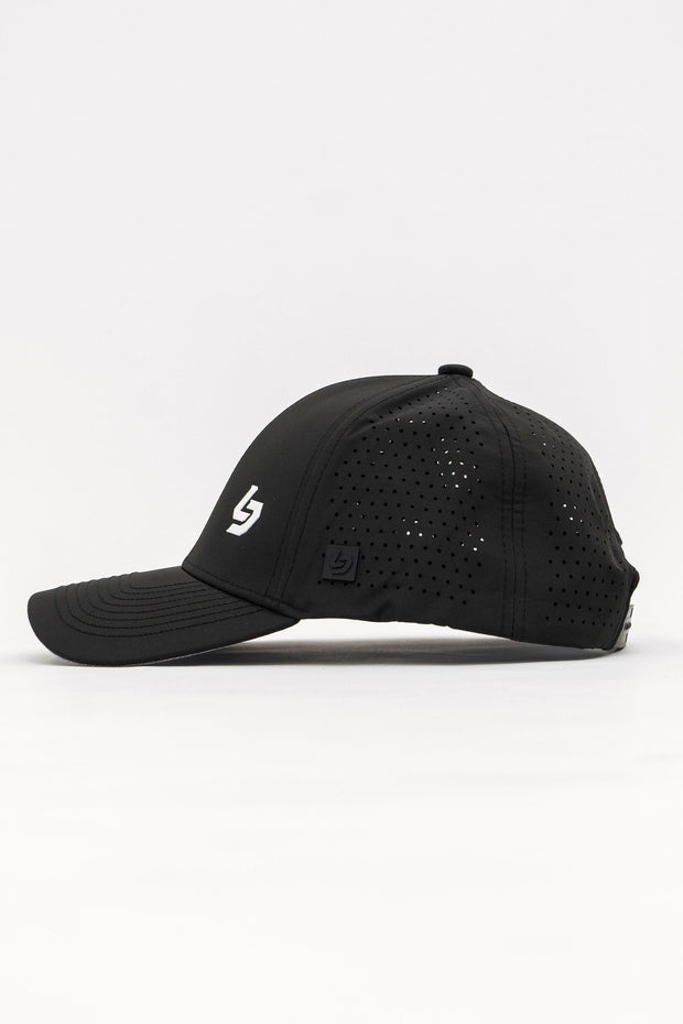 Locked Down Brands Premium Water Resistant CLASSIC Brand Snapback - Black