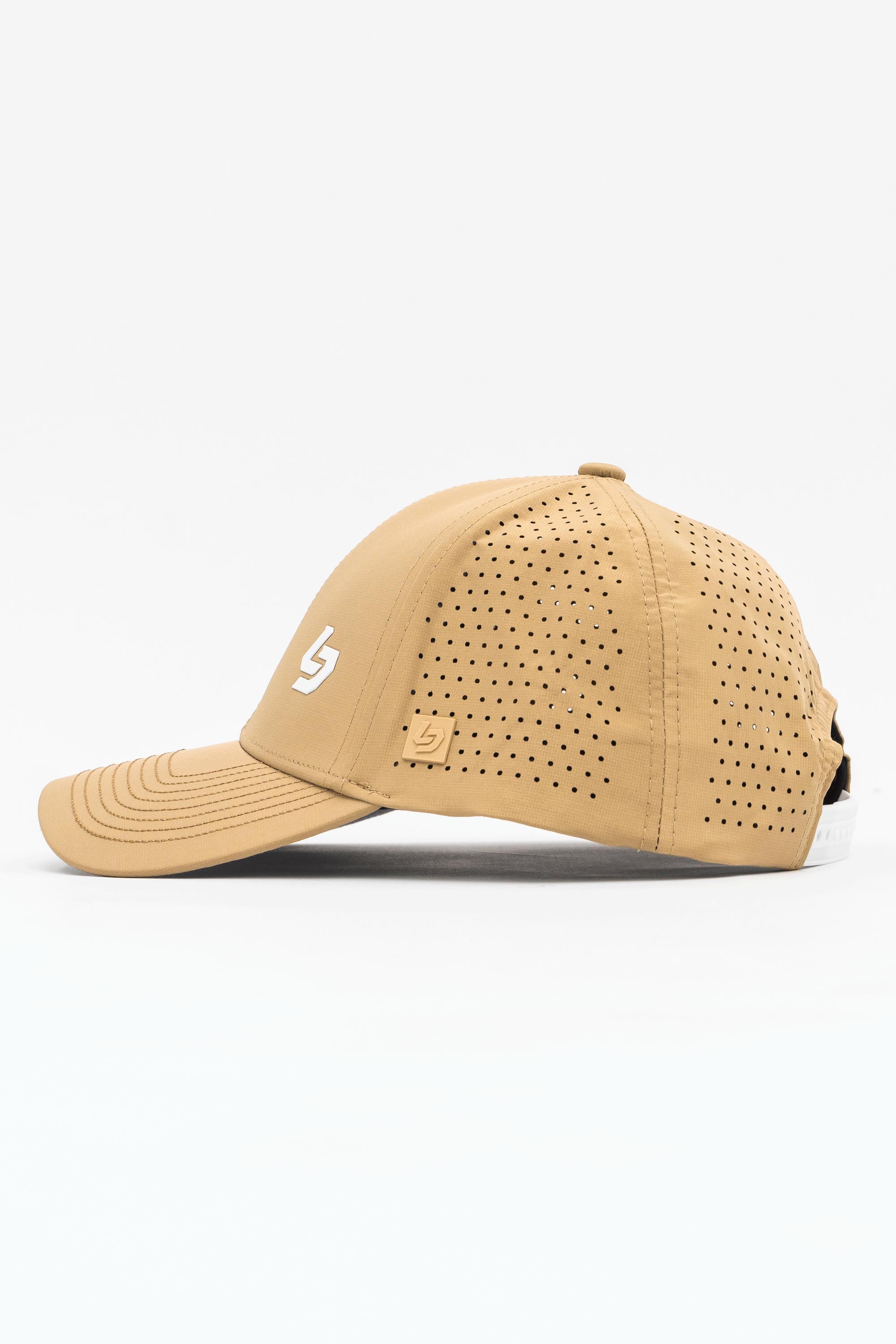 Locked Down Brands Premium Water Resistant CLASSIC Brand Snapback - Dune