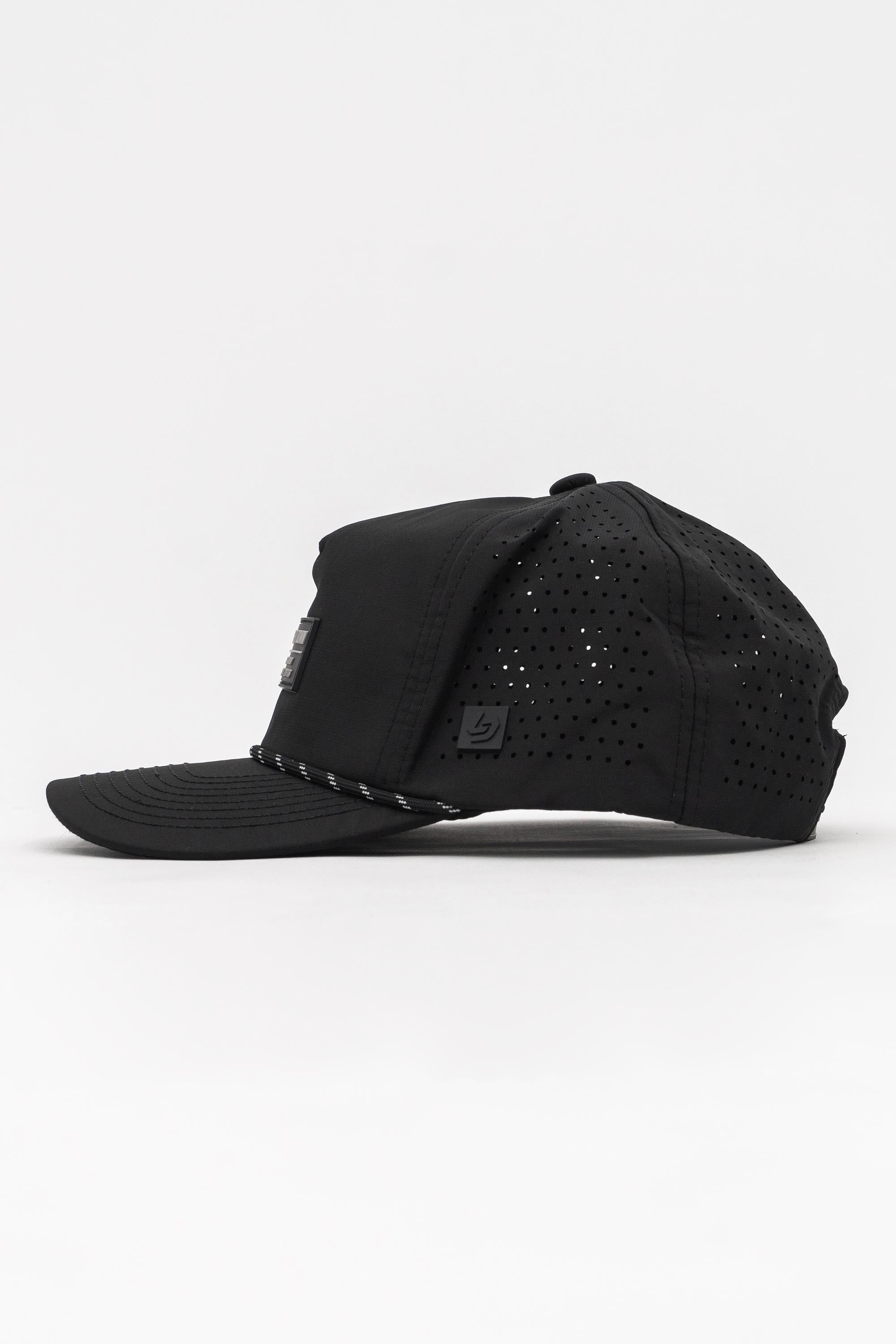 Locked Down Brands Premium Water Resistant TRAIL Block Snapback - Blackout