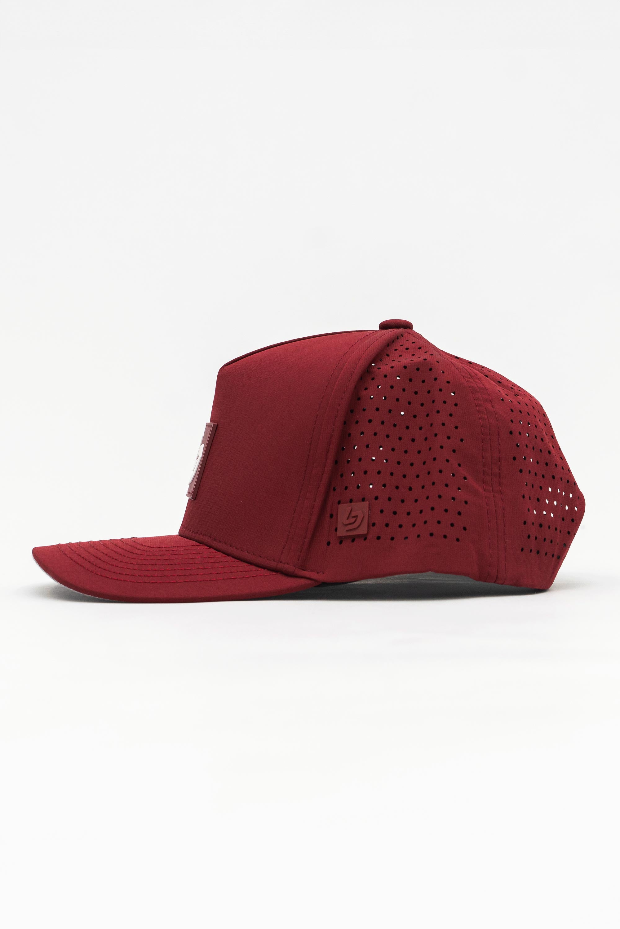 Locked Down Brands Premium Water Resistant ICON LD Snapback - Maroon