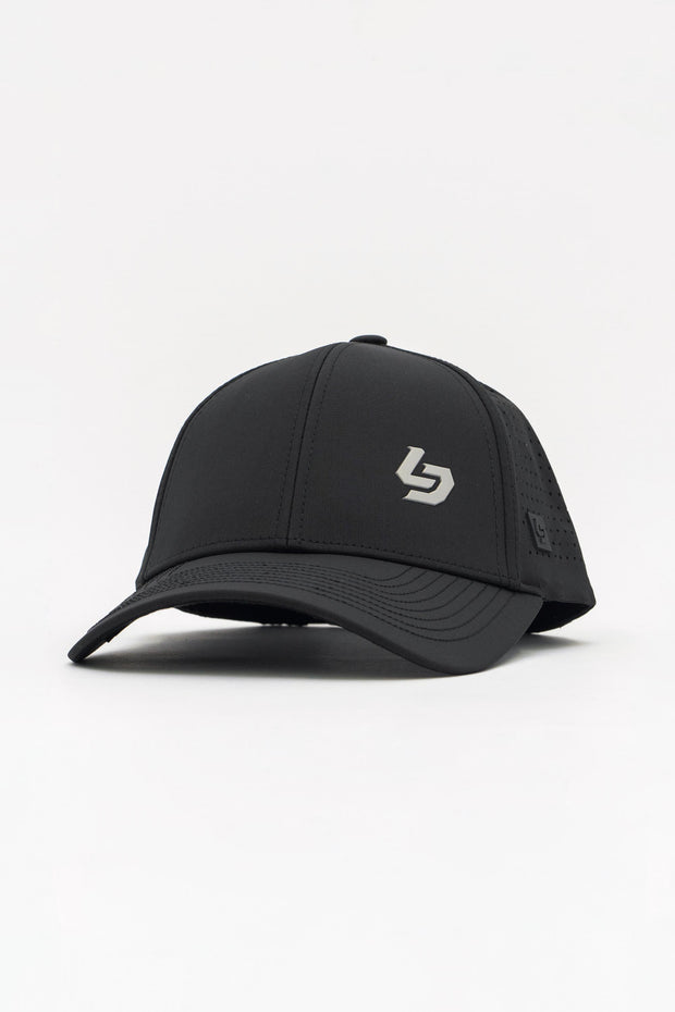 Locked Down Brands Premium Water Resistant CLASSIC Brand Snapback - Blackout