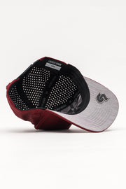 Locked Down Brands Premium Water Resistant ICON LD Snapback - Maroon