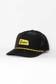 Locked Down Brands Premium Water Resistant TRAIL Canned Snapback - Black | Main View