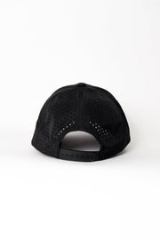 Locked Down Brands Premium Water Resistant CLASSIC Snapback in Collaboration with Earl Bamber Motorsport - Black | Back View